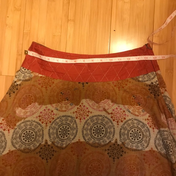 (Must bundle) - Gadzooks-  Boho cotton skirt with tulle - Picture 7 of 8